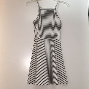 NWOT Divided Black & White Stripe Dress